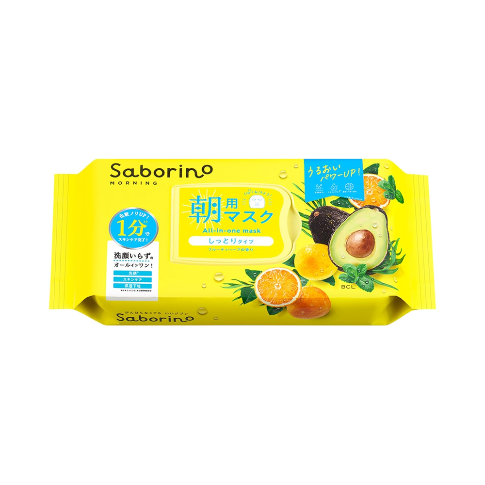 사보리노 메자마 시트 N 32매입 일본 올인원 아침 마스크