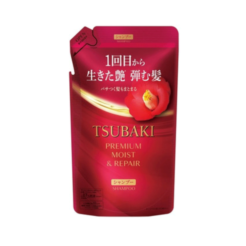 시세이도 츠바키 프리미엄 모이스트 리페어 샴푸 리필용 300ml