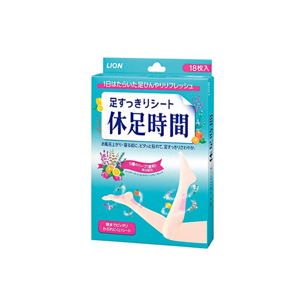 휴족시간 발이 상쾌한 시트 발&종아리용 18매입