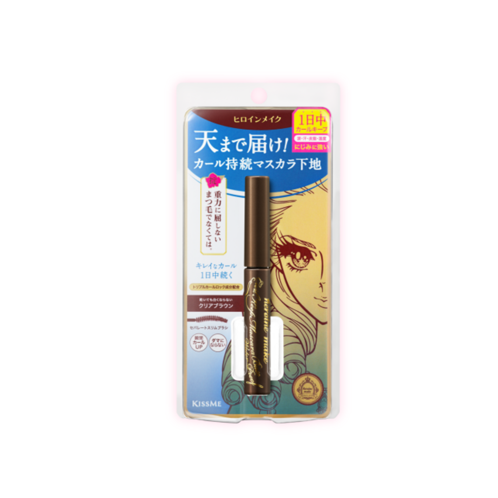 키스미 히로인 메이크업 컬 유지 마스카라 베이스 02 클리어 브라운