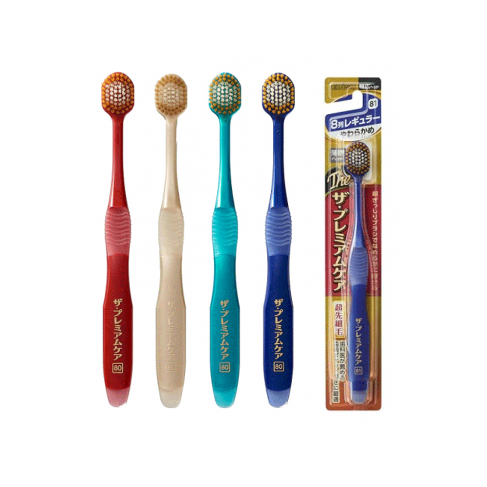 에비스 프리미엄케어 6열레귤러 칫솔 1개 (보통솔) - 색상랜덤발송