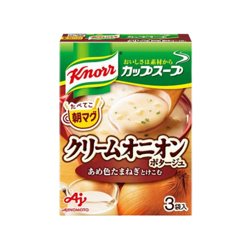 아지노모토 쿠놀 컵스프 크림 어니언 3개입