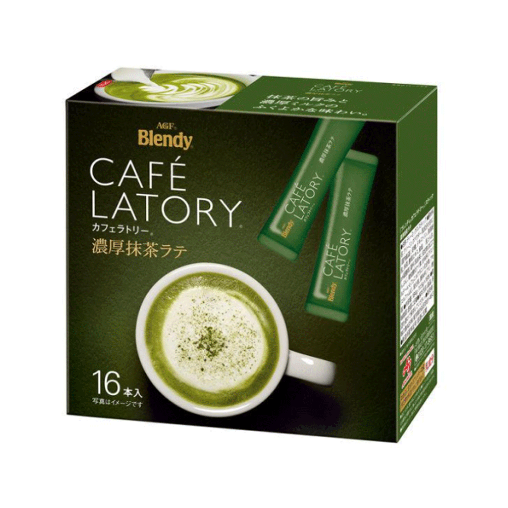 아지노모토 AGF 카페라토리 짙은 녹차라떼 16개입