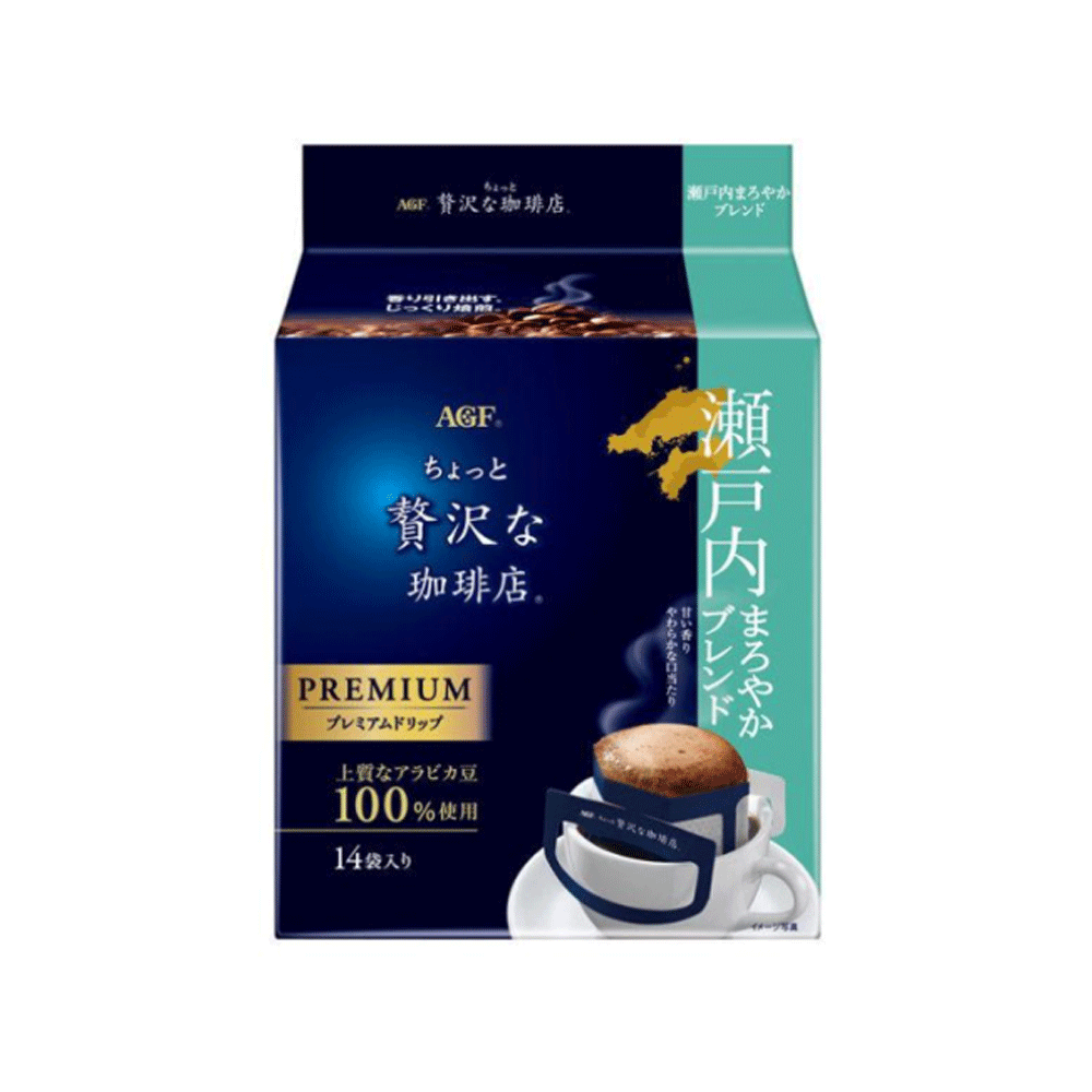 AGF 아지노모토 세토우치 순한 블랜드 드립커피 14개입