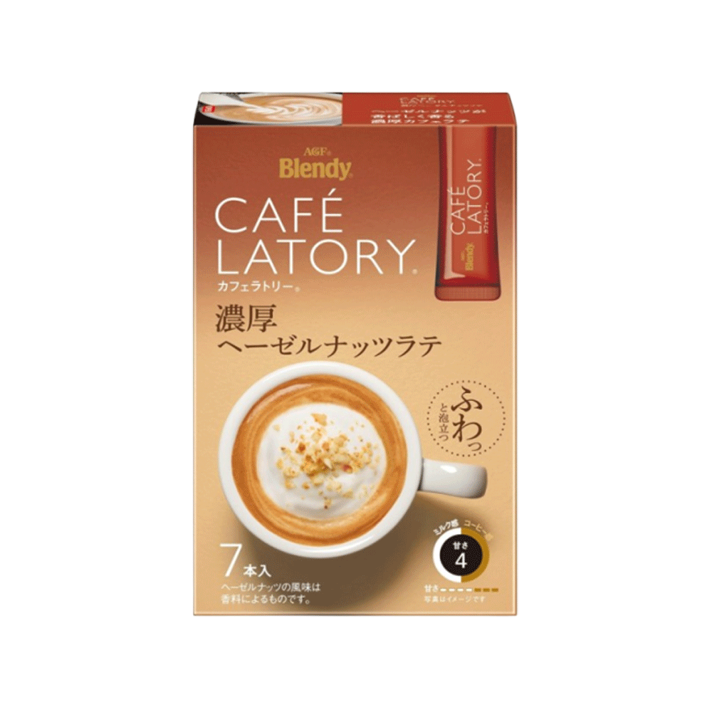 아지노모토 AGF 브랜디 카페라토리 진한 헤이즐넛라떼 (7개입)
