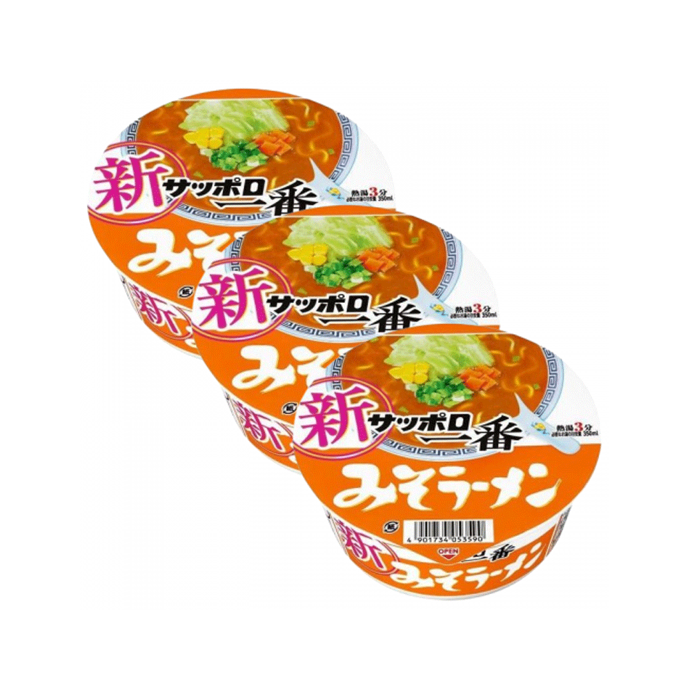 산요식품 삿포로 이찌방 된장라멘 (3개 세트)