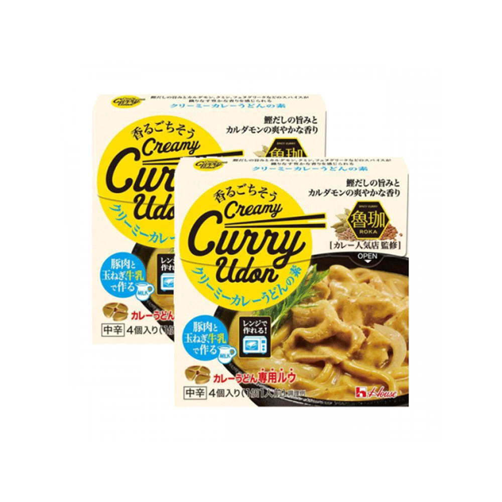 하우스식품 향기 크림 카레 우동소스 2개 세트