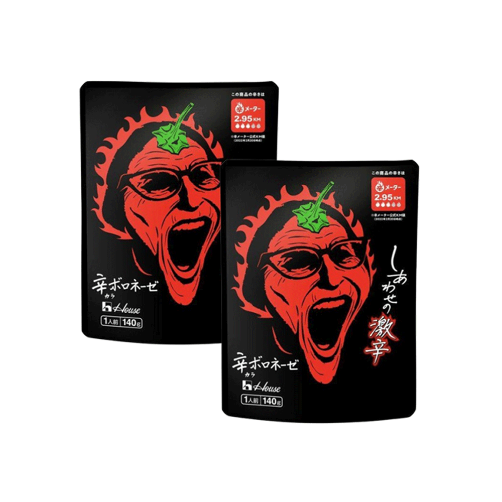 하우스식품 행복의 극강매움 볼로네제 소스 2개 세트