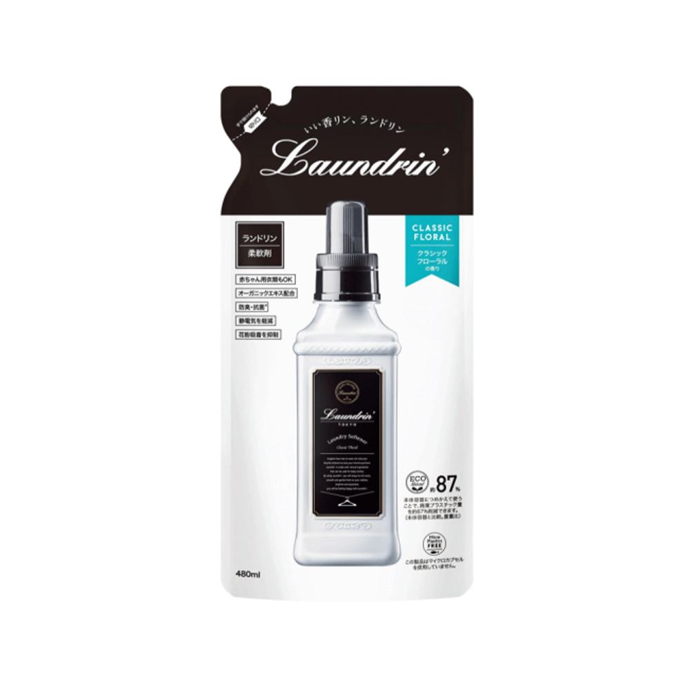 란도린 섬유유연제 클래식 플로랄 리필 480ml