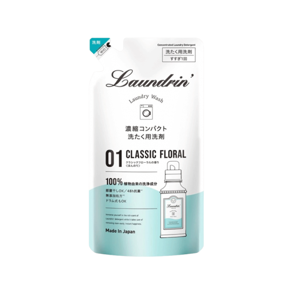 란도린 WASH 세탁 세재 농축액 플로럴 리필 360g