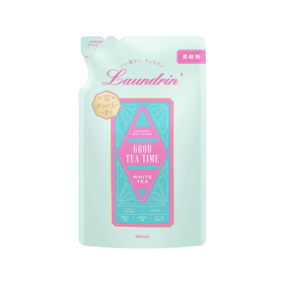 란도린 섬유유연제 화이트티의 향기 리필 480ml