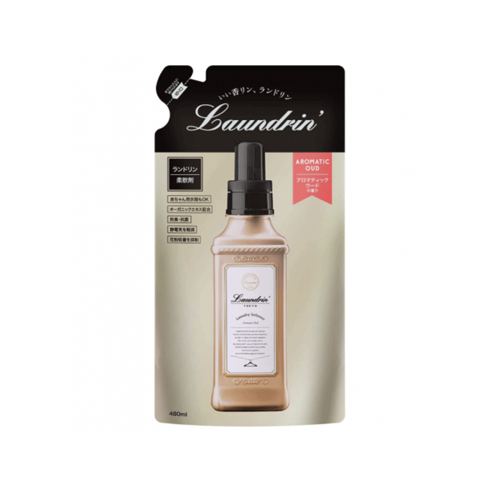 란도린 섬유유연제 아로마 우드 리필 480ml