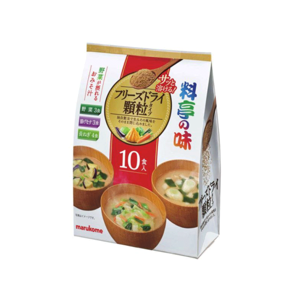마루코메 미소시루 동결 건조 일본 된장국 10식