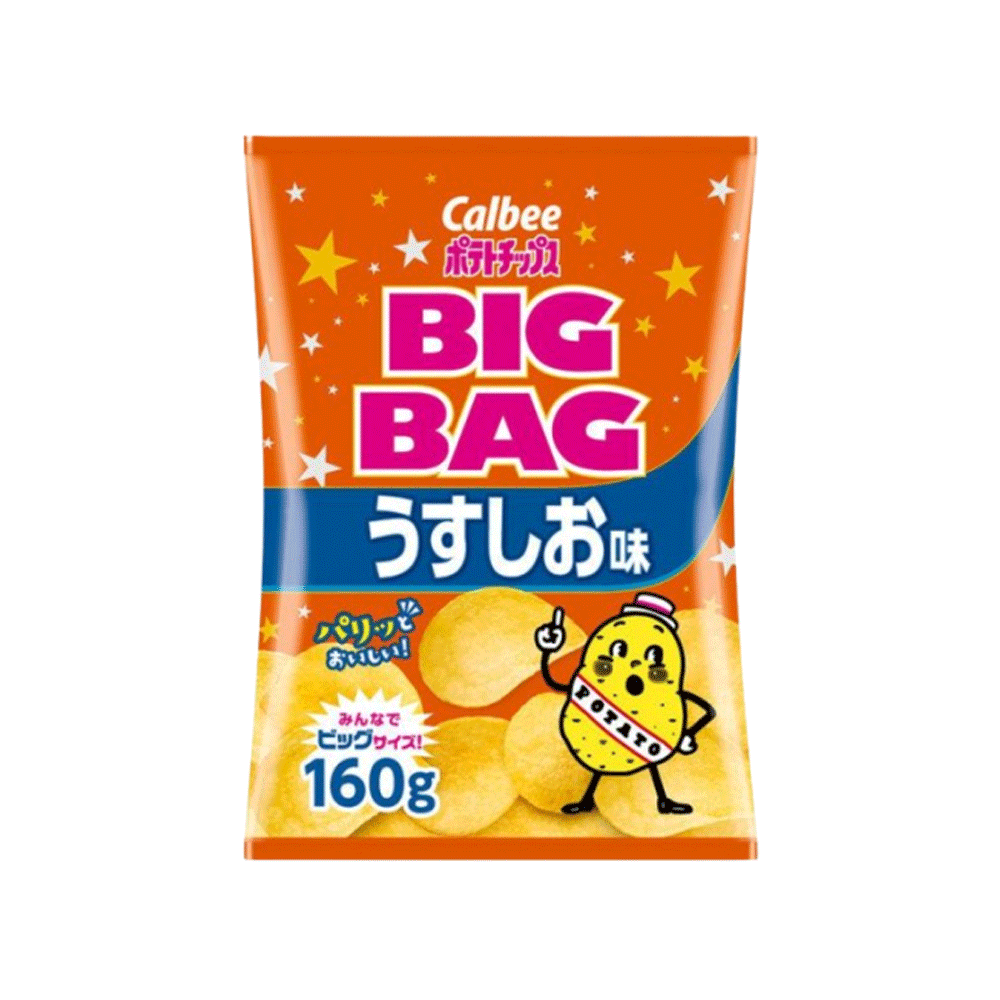 칼비 감자칩 우스시오 소금맛 빅사이즈 160g