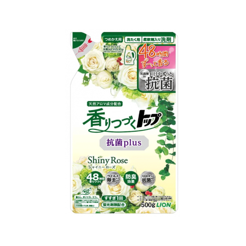 향기가 계속되는 샤이니로즈 섬유유연제 리필 500g