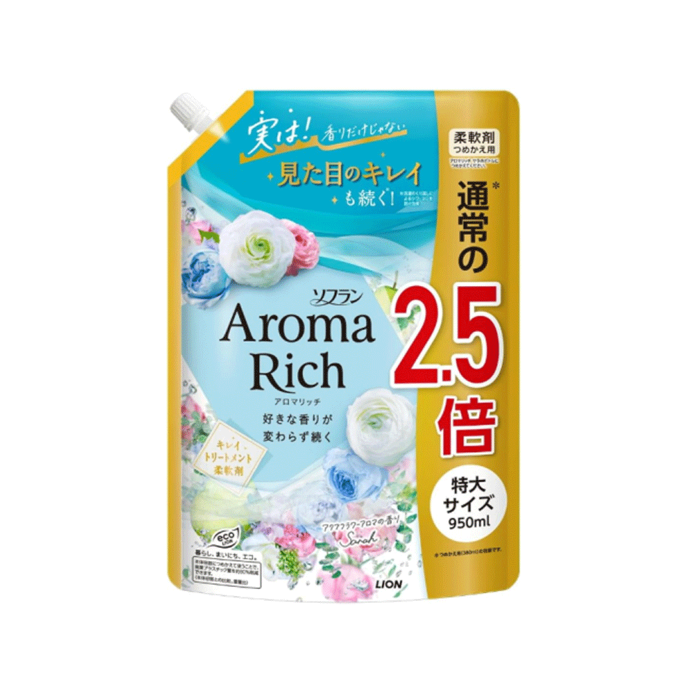 소프란 아로마리치 사라 섬유유연제 리필 950ml