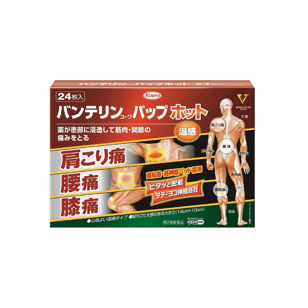 반테린코와 팝 핫 온열파스 24매