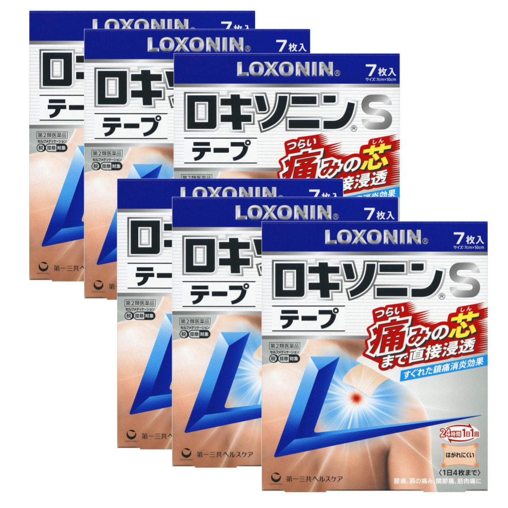 일본 록소닌 파스 S 부착형 파스 7매, 6세트