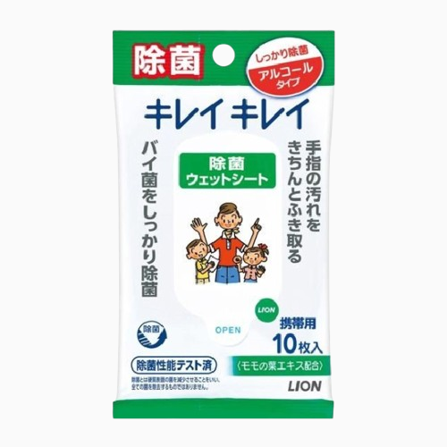 라이언 키레이키레이 손세정 시트 10매입