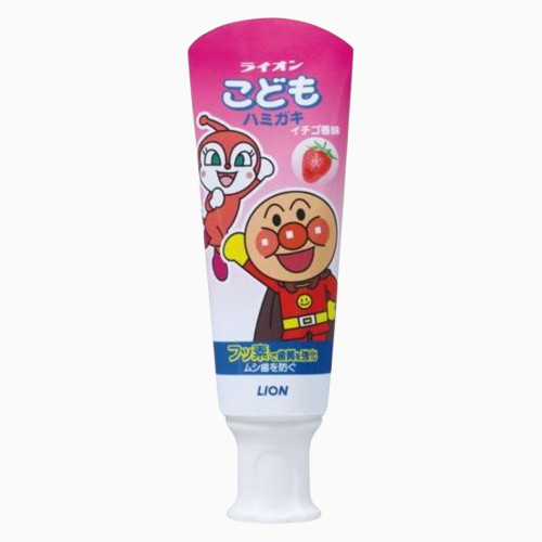 일본 어린이 호빵맨 딸기맛 치약 40g