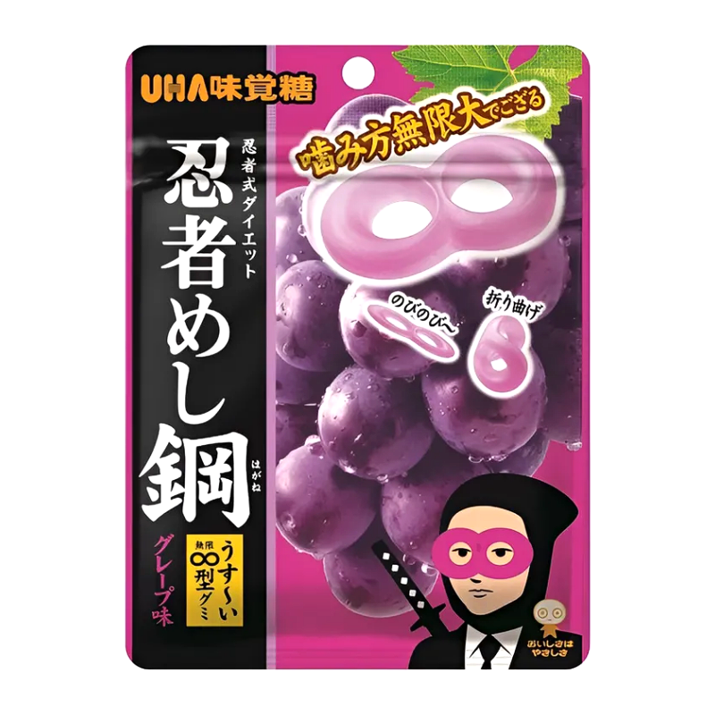 UHA 미각당 닌자메시 젤리 포도 50g