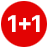 1+1